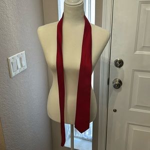 Red slim Pierre Cardin Tie